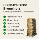 88 Netze Eschen-Brennholz 30–33 cm – 750 kg – Bild 2